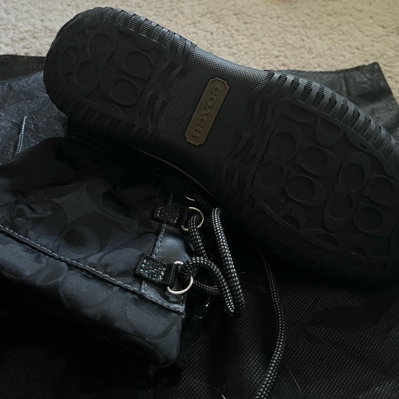 Like New Black Coach Winter Boots Size 5- will fit a size 6! - Picture 5 of 5